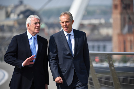 John Major and Tony Blair