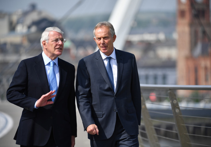 John Major and Tony Blair