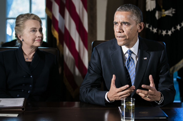 Hilary Clinton and Barack Obama