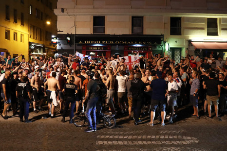England fans in France