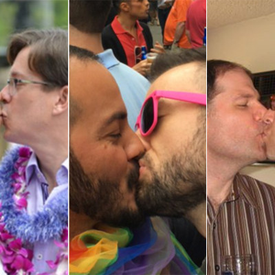 #TwoMenKissing