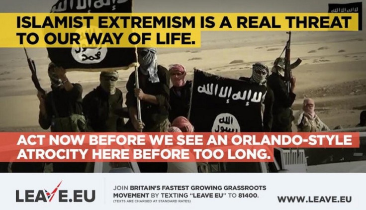 Leave.EU poster Leave.EU poster