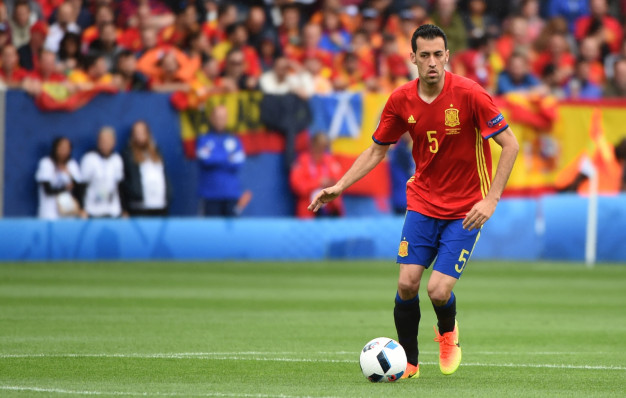 Busquets on the ball Busquets on the ball