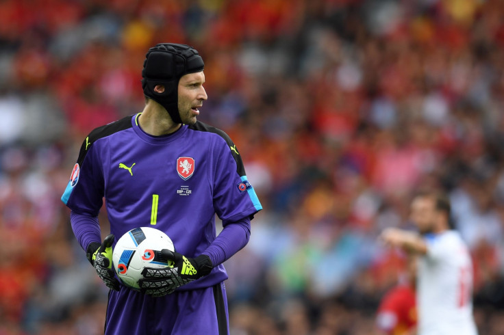 Petr Cech in net for the Czechs