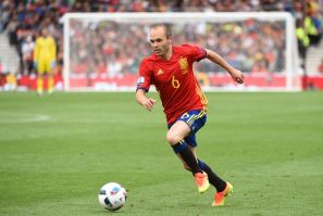 Iniesta dominated the first half