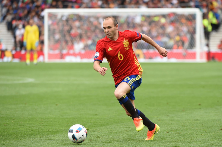 Iniesta dominated the first half