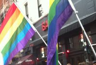 Vigil at Old Compton Street for victims of Orlando shooting