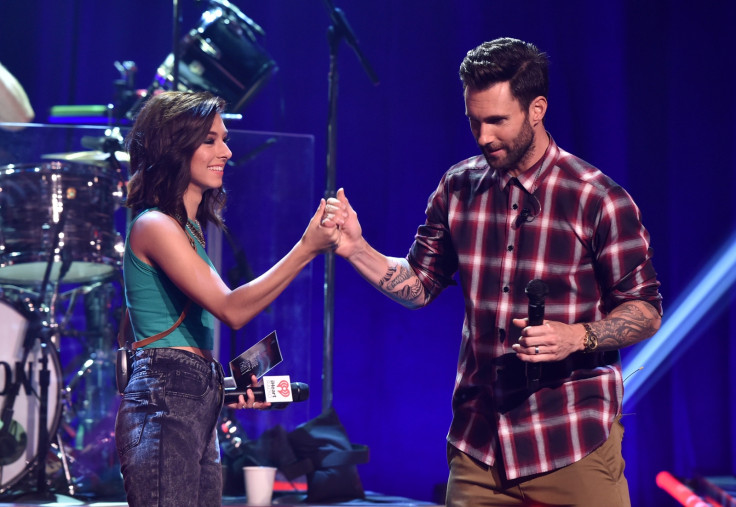 Christina Grimmie with Adam Levine