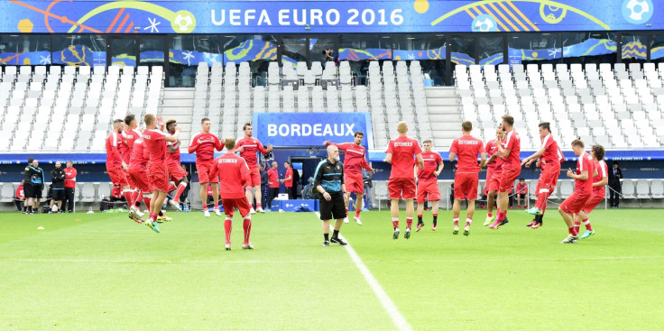 Austria's squad preparing in Bordeaux