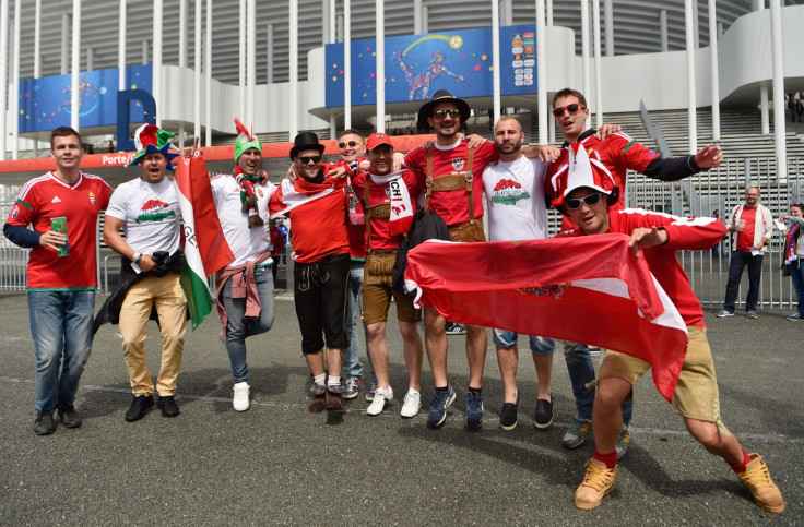 The scene outside the ground 