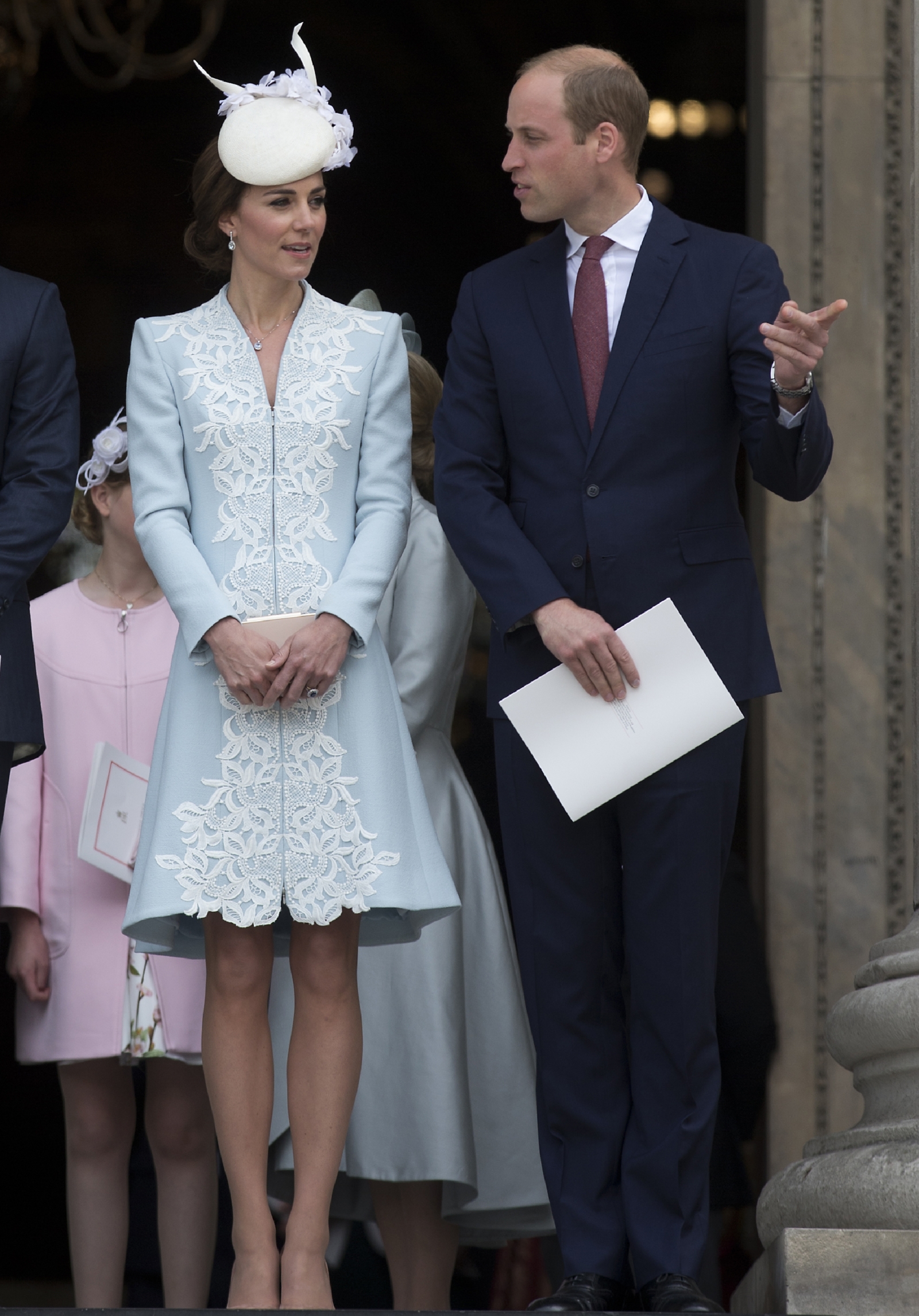 Princess Diana and Kate Middleton Wearing Catherine Walker