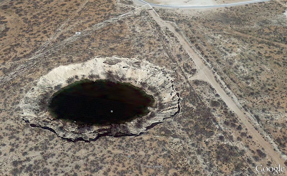 giant sinkhole texas