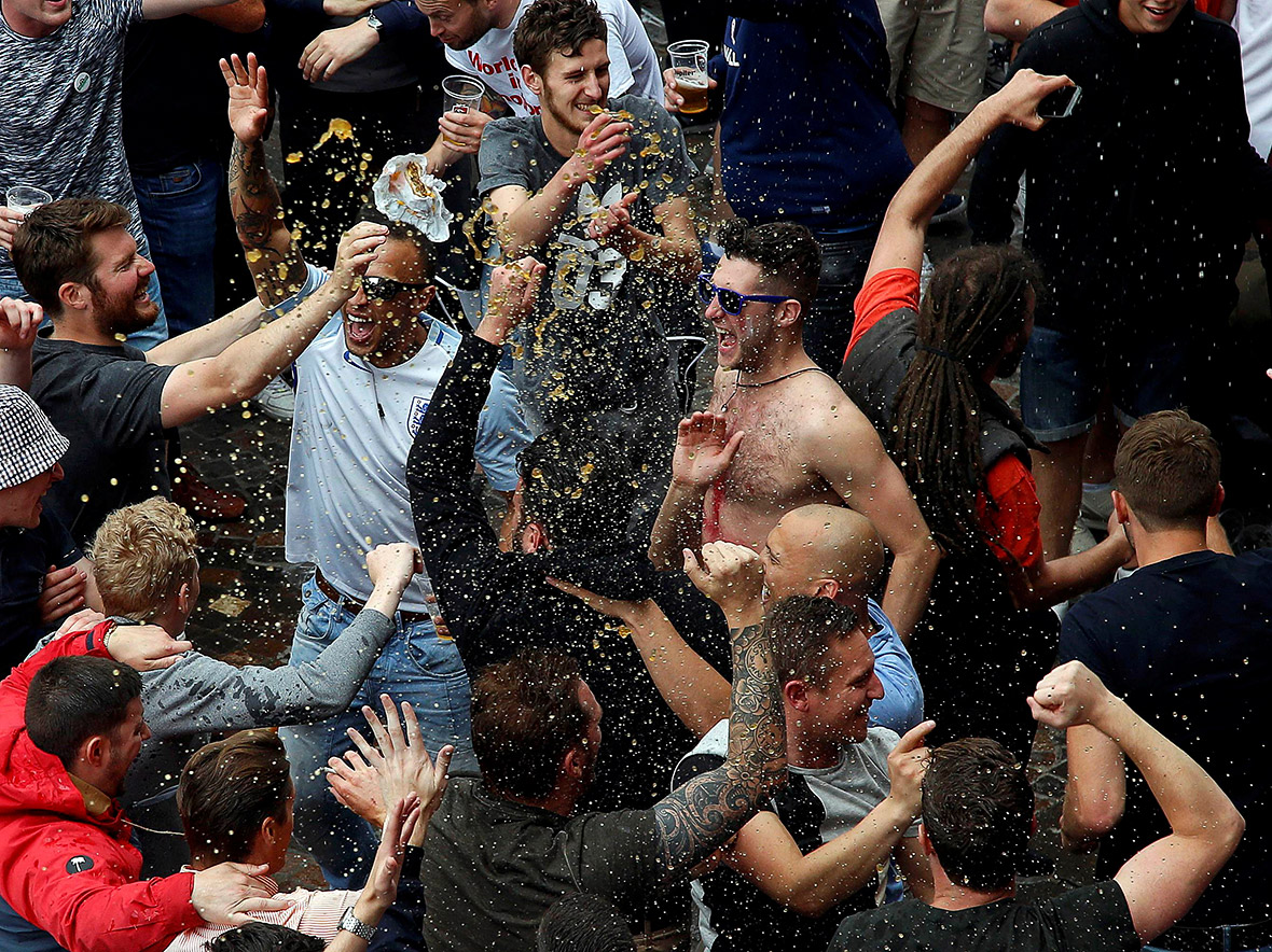 Euro 2016 England fans Lille