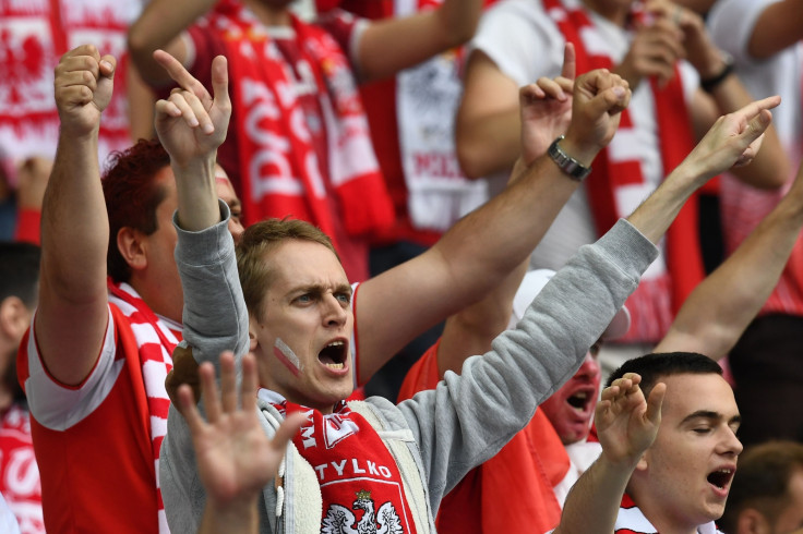 Polish fans in the crowd 