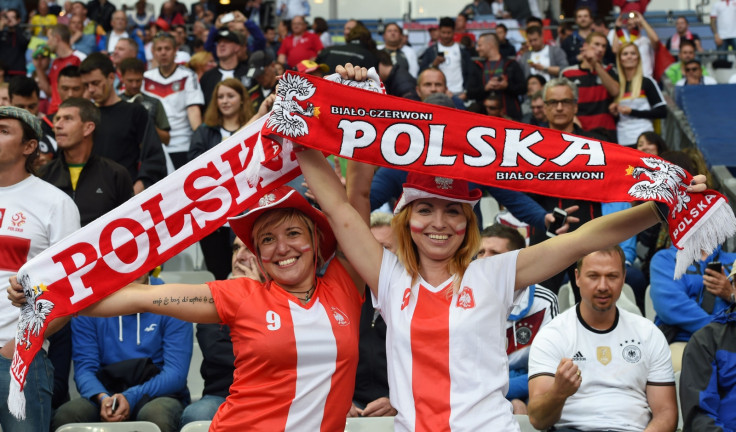 Fans in the Stade de France