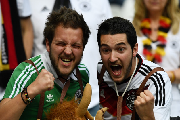 Germans in the crowd Germans in the crowd