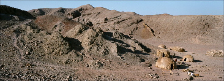 footprints Danakil desert