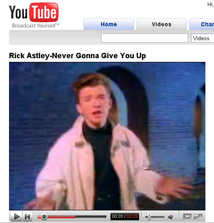 Rick Astley 'RickRoll' Video