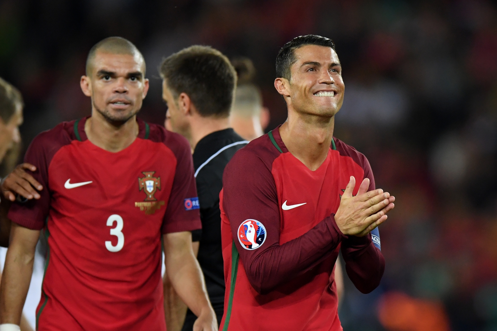 Ronaldo is awarded a penalty Ronaldo is awarded a penalty