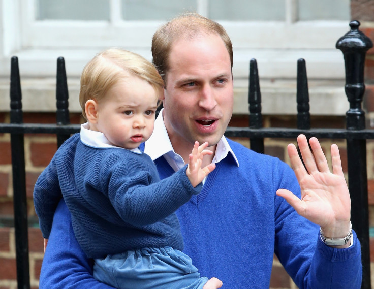 Prince William and Prince George 