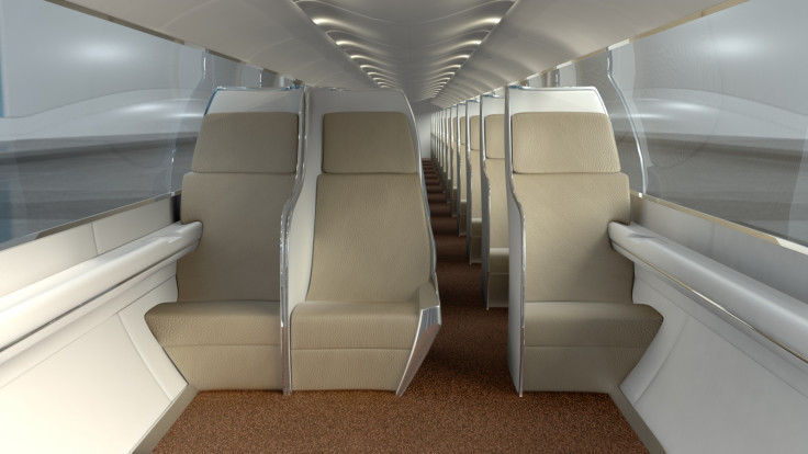 Hyperloop pod interior