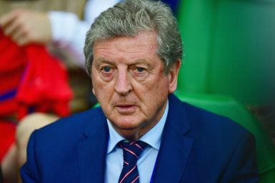 Roy Hodgson looks on anxiously