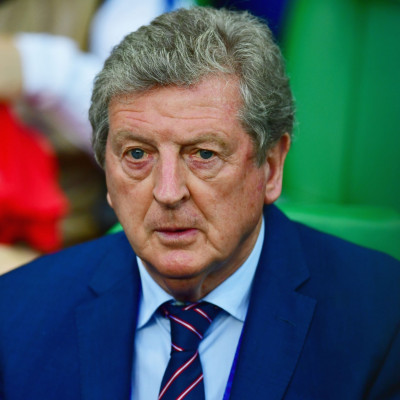 Roy Hodgson looks on anxiously