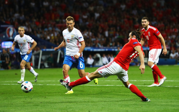 Bale finds the net Bale finds the net