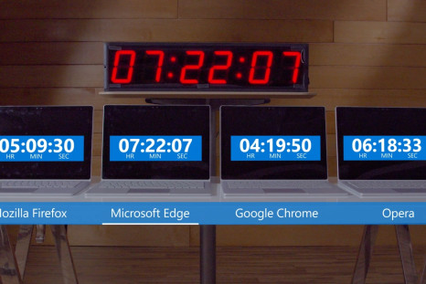 Microsoft Edge battery experiment 