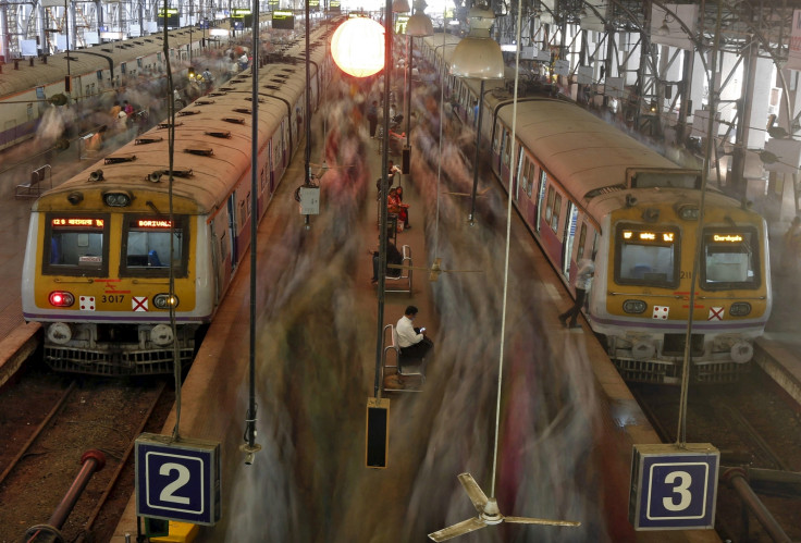 Mumbai rains and local train