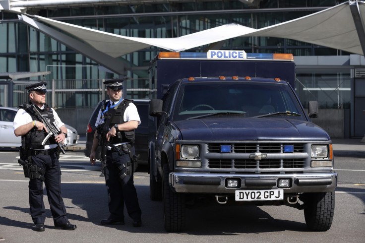 Heathrow police counter terror police arrest