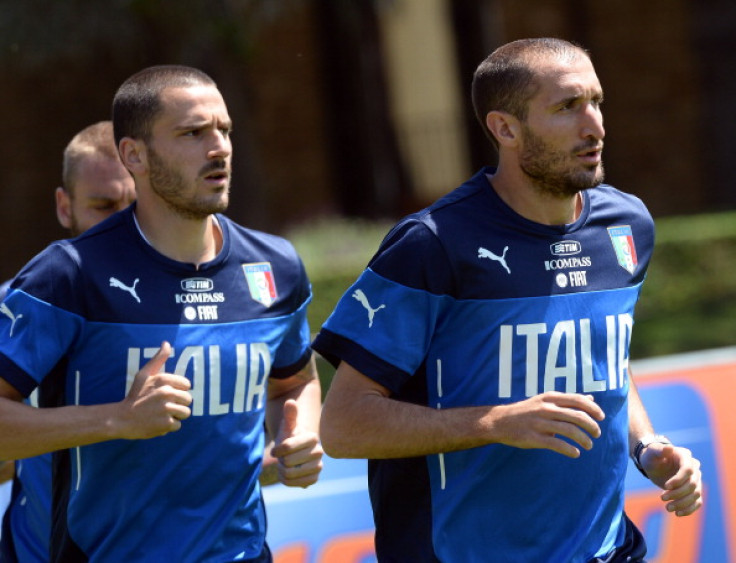 Leonardo Bonucci and Giorgio Chiellini