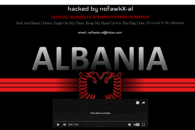 Albanian hacker deface Romanian Football Federation website after Euro 2016 match