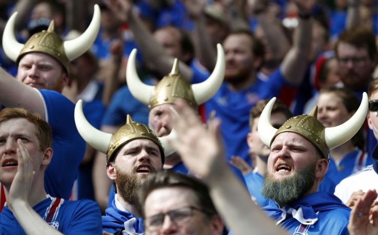 Iceland fans prepare for kick-off