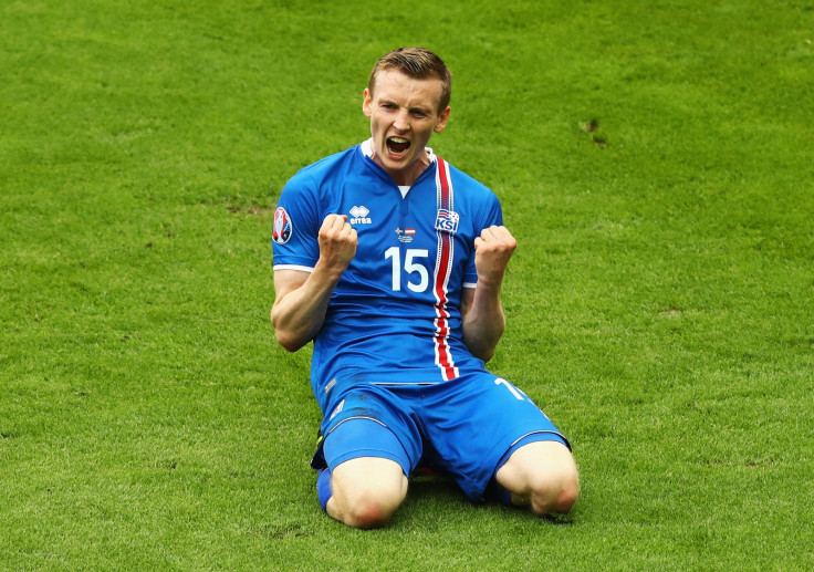 Bodvarsson celebrates his goal