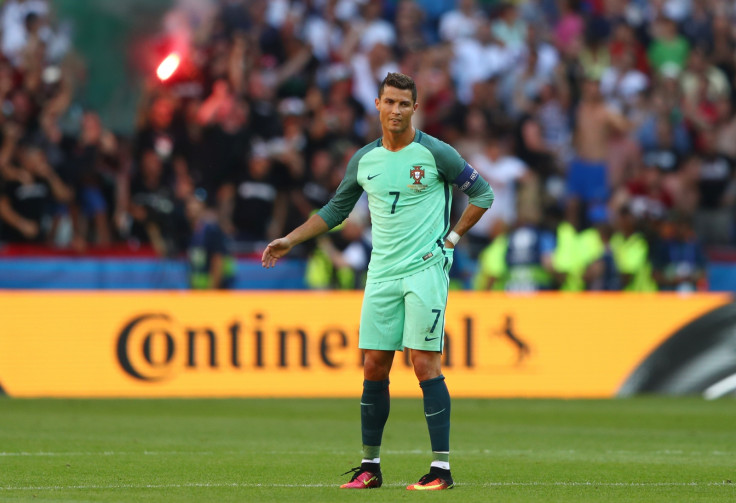 Ronaldo looks frustrated
