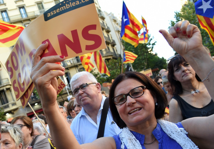 Barcelona protest