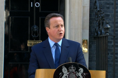David Cameron announced resignation 