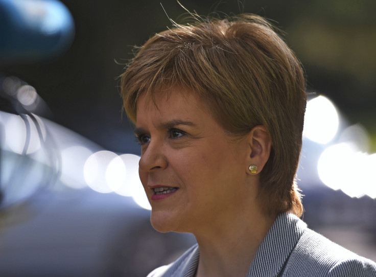 Nicola Sturgeon after voting in EU referendu Nicola Sturgeon after voting in EU referendu