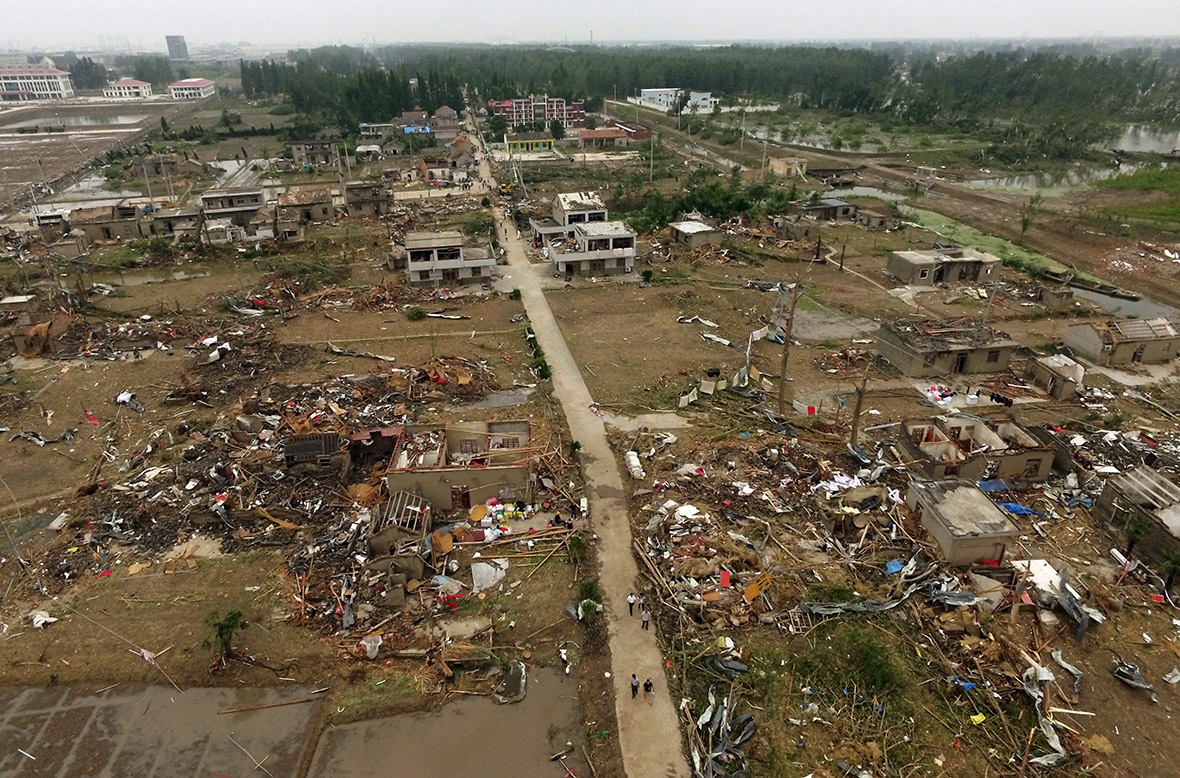 China: Aftermath of tornado and hailstorm that killed 98 and injured ...