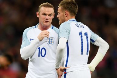 Wayne Rooney and Jamie Vardy