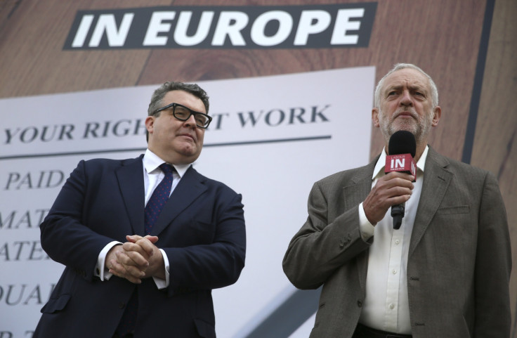 Tom Watson, Jeremy Corbyn at Labour In