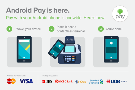 Android Pay in Singapore 