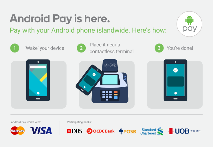 Android Pay in Singapore 