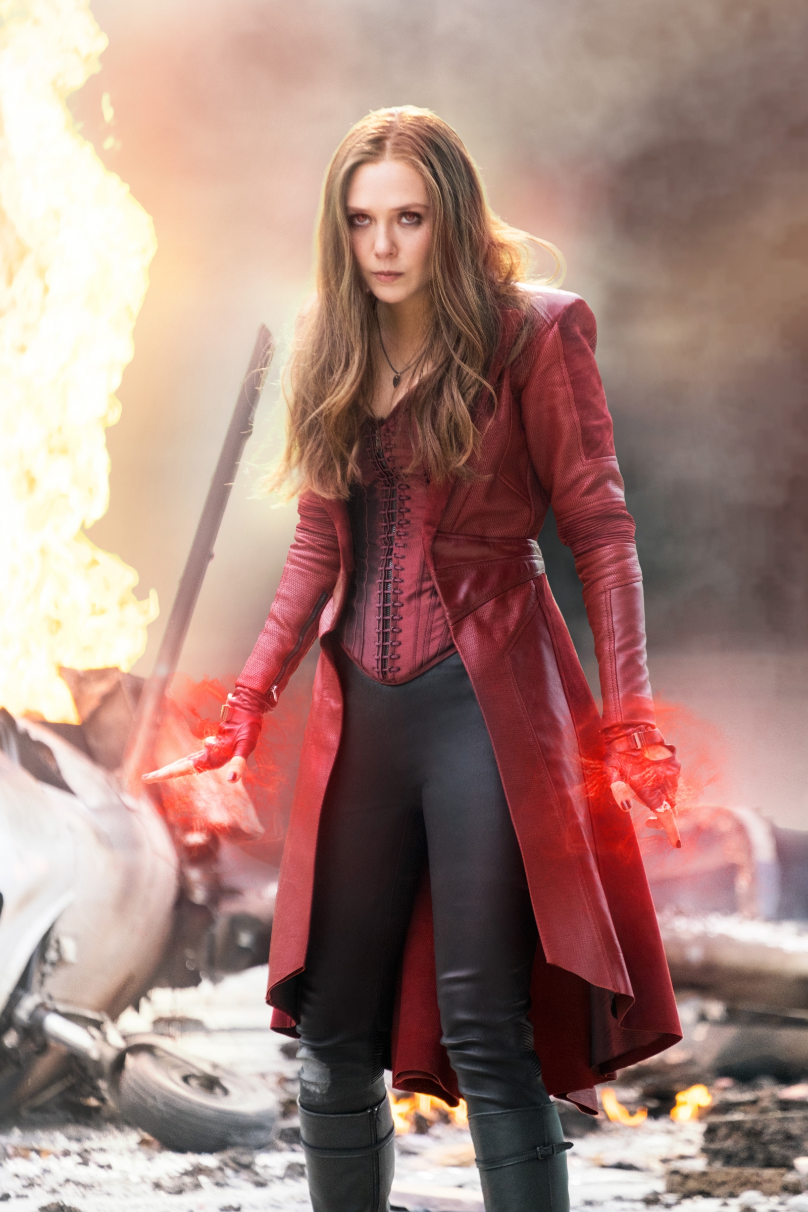 Captain America Civil War Early Concept Art Reveals Scarlet Witch S Original Wild Look