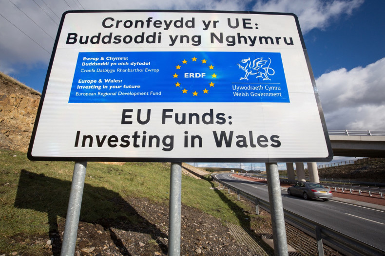 Wales road sign