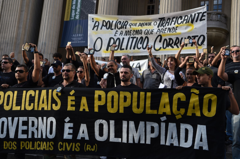 Rio Police Protest