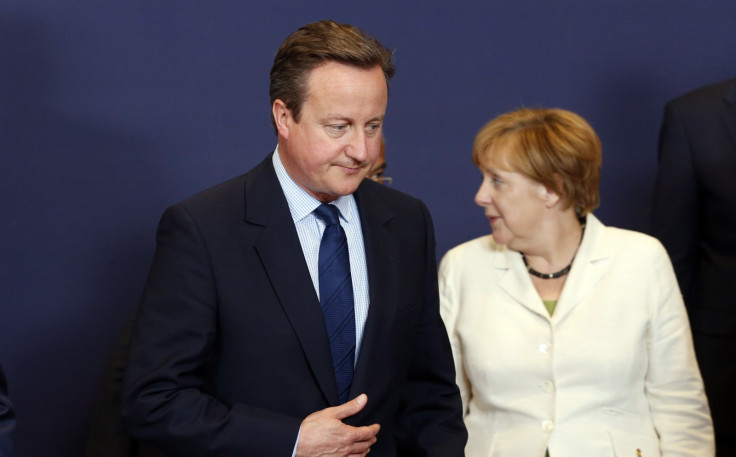 David Cameron & Angela Merkel