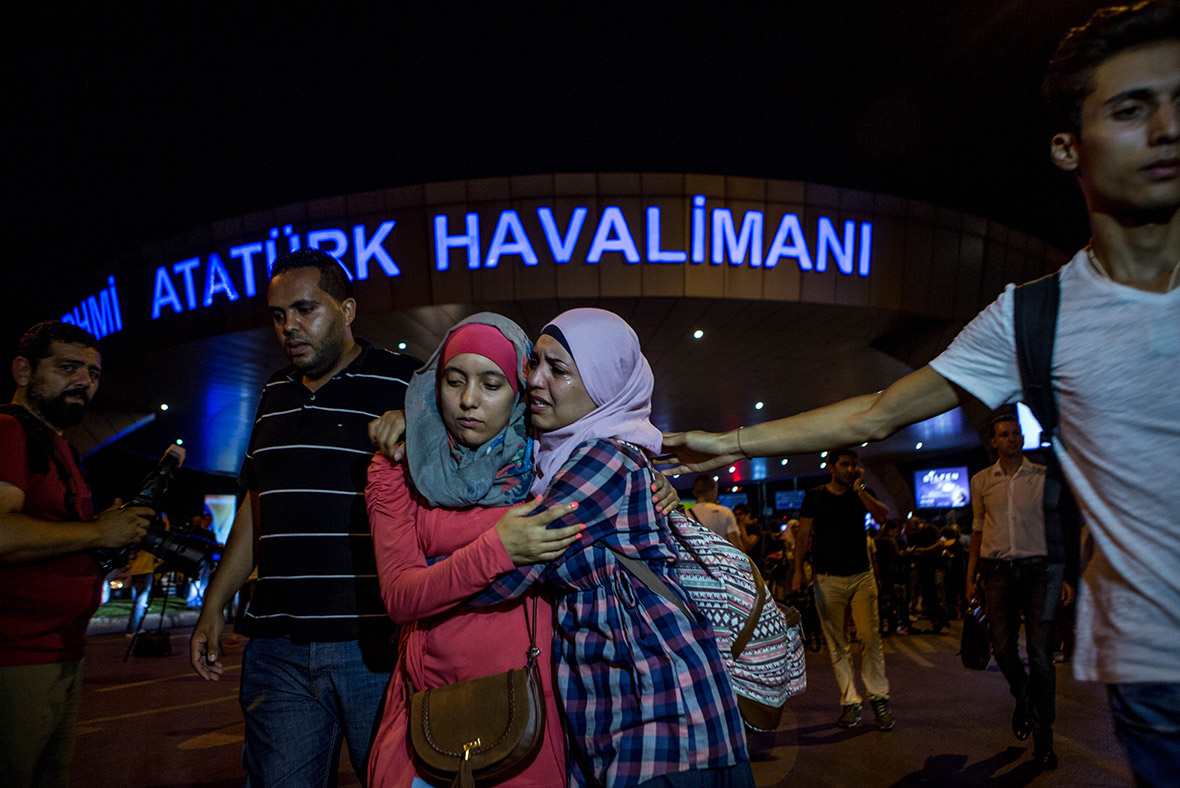 Turkey Photos of aftermath of Istanbul Ataturk airport suicide bomb attack