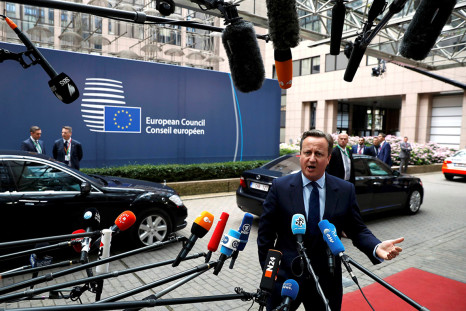 EU Summit: David Cameron
